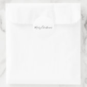 Sticker Rond Carte de Noël SIMPLE MINIMALE (Sac)
