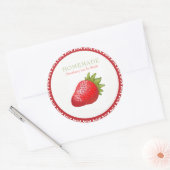 Sticker Rond Carte de visite commerciale avec graphique réalist (Enveloppe)