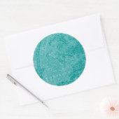 Sticker Rond Carte graphique de New York (Enveloppe)