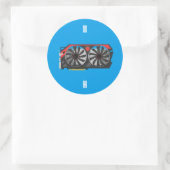 Sticker Rond Carte graphique MSI Twin Frozr Conception (Sac)