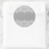 Sticker Rond Carte mariage (Sac)