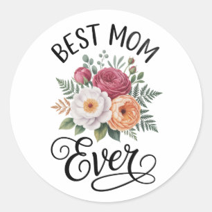 Sticker Rond Carte postale