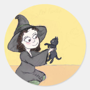 Sticker Rond Carte postale Poster de la première famille-Tails&