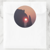 Sticker Rond Carte simple (Sac)