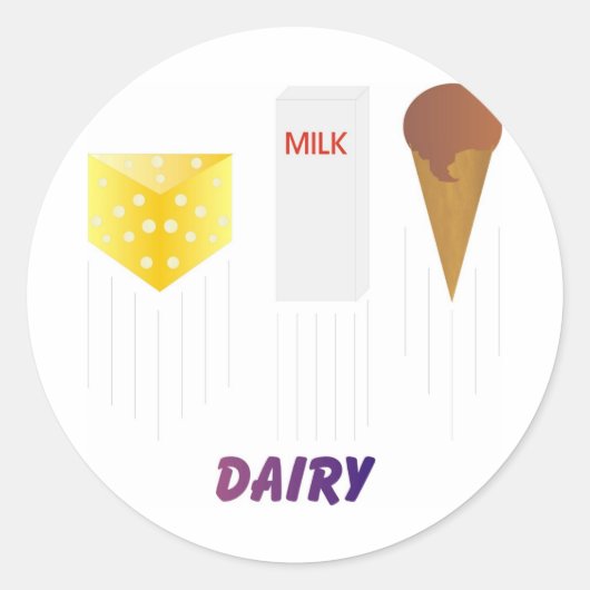 Sticker Rond Cartes de journal (Devant)