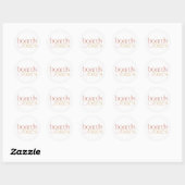 Sticker Rond Cartes et morsures - Blanc (Feuille)