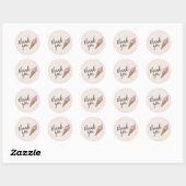 Sticker Rond Cartes Merci - Glace Cream Party (Feuille)