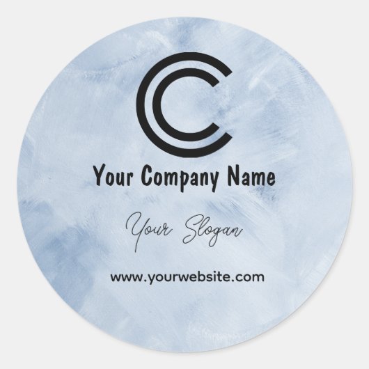 Sticker Rond Cartes professionnelles (Devant)