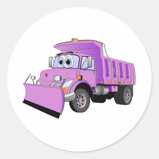 Sticker Rond Cartographie pourpre (Devant)