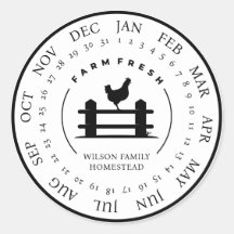 Carton d'oeufs frais de ferme personnalisable Date