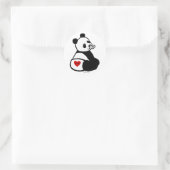 Sticker Rond Cartoon Baby Panda (Sac)