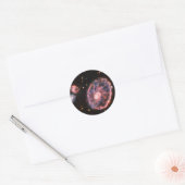 Sticker Rond Cartwheel Galaxy JWST James Webb Télescope spatial (Enveloppe)