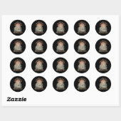 Sticker Rond casablanca maroc (Feuille)