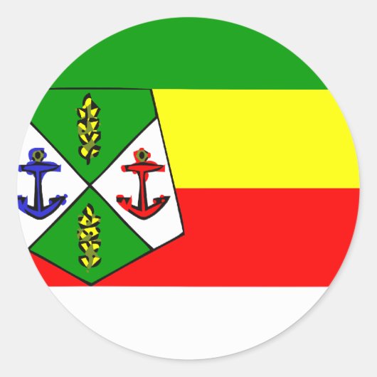 Sticker Rond Casablanca, Maroc (Devant)