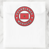Sticker Rond Casablanca Maroc (Sac)