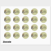 Sticker Rond Cascade (Feuille)