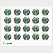 Sticker Rond Cascade (Feuille)