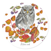 Cascade chute belle chouette et feuille