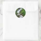 Sticker Rond Cascade de Torc paysage, Irlande (Sac)