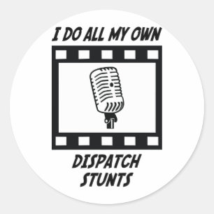 Sticker Rond Cascades d'expédition