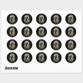 Sticker Rond Cascades du Nord (Feuille)