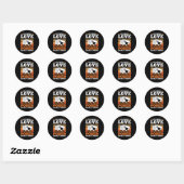 Sticker Rond Casino Rester Postive Love Poker (Feuille)