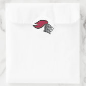 Sticker Rond Casque de Chevalier (Sac)