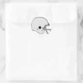 Sticker Rond casque de football (Sac)