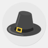 Sticker Rond Casquette pèlerin (Devant)