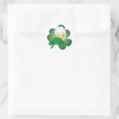 Sticker Rond Casquette St Pats (Sac)
