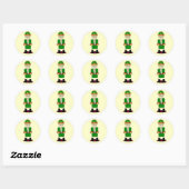Sticker Rond Casse-noisette (Feuille)