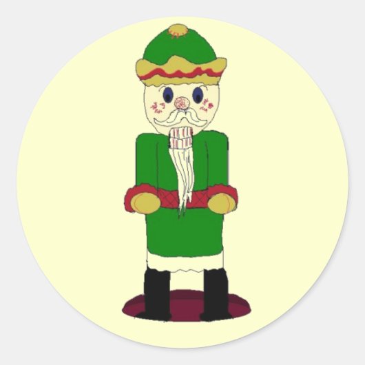 Sticker Rond Casse-noisette (Devant)