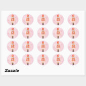 Sticker Rond Casse-noisette (Feuille)