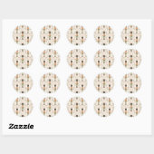 Sticker Rond Casse-noisette (Feuille)