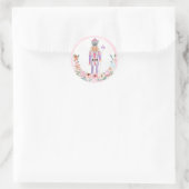 Sticker Rond Casse-Noisette Anniversaire Pays De Sweet Party Fa (Sac)