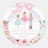 Sticker Rond Casse-Noisette Anniversaire Pays De Sweet Party Fa (Devant)
