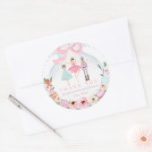 Sticker Rond Casse-Noisette Anniversaire Pays De Sweet Party Fa (Enveloppe)