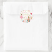 Sticker Rond Casse-Noisette Anniversaire Pays De Sweet Party Fa (Sac)