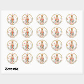 Sticker Rond Casse-Noisette Anniversaire Sugar Plum Fée Terre D (Feuille)