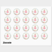 Sticker Rond Casse-Noisette Anniversaire Sugar Plum Fée Terre D (Feuille)