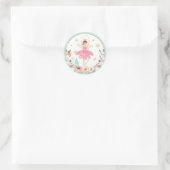 Sticker Rond Casse-Noisette Anniversaire Sugar Plum Fée Terre D (Sac)