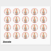 Sticker Rond Casse-Noisette Anniversaire Sugar Plum Fée Terre D (Feuille)