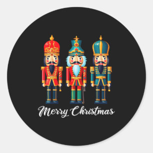 Sticker Rond Casse-Noisette Ballet de Noël Festif Xmas Hommes