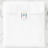 Sticker Rond Casse-Noisette Ballet Minimal Moderne (Sac)
