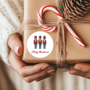 Sticker Rond Casse-Noisette Joyeux Noël Vacances