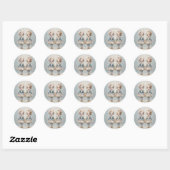 Sticker Rond Casse-Noisette Mode-Rosebuds Ballet (Feuille)