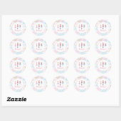 Sticker Rond Casse-noix Ballet d'hiver Flambeau de neige Annive (Feuille)