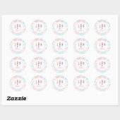 Sticker Rond Casse-noix Ballet d'hiver Flambeau de neige Annive (Feuille)