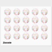 Sticker Rond Casse-noix Pays des douceurs Fille Anniversaire Fa (Feuille)