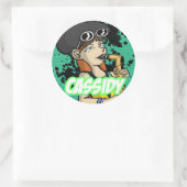 Sticker rond Cassidy (Sac)